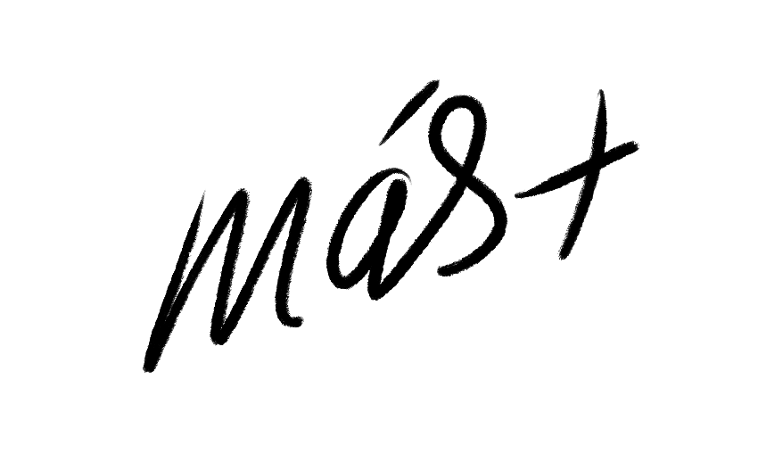 más +