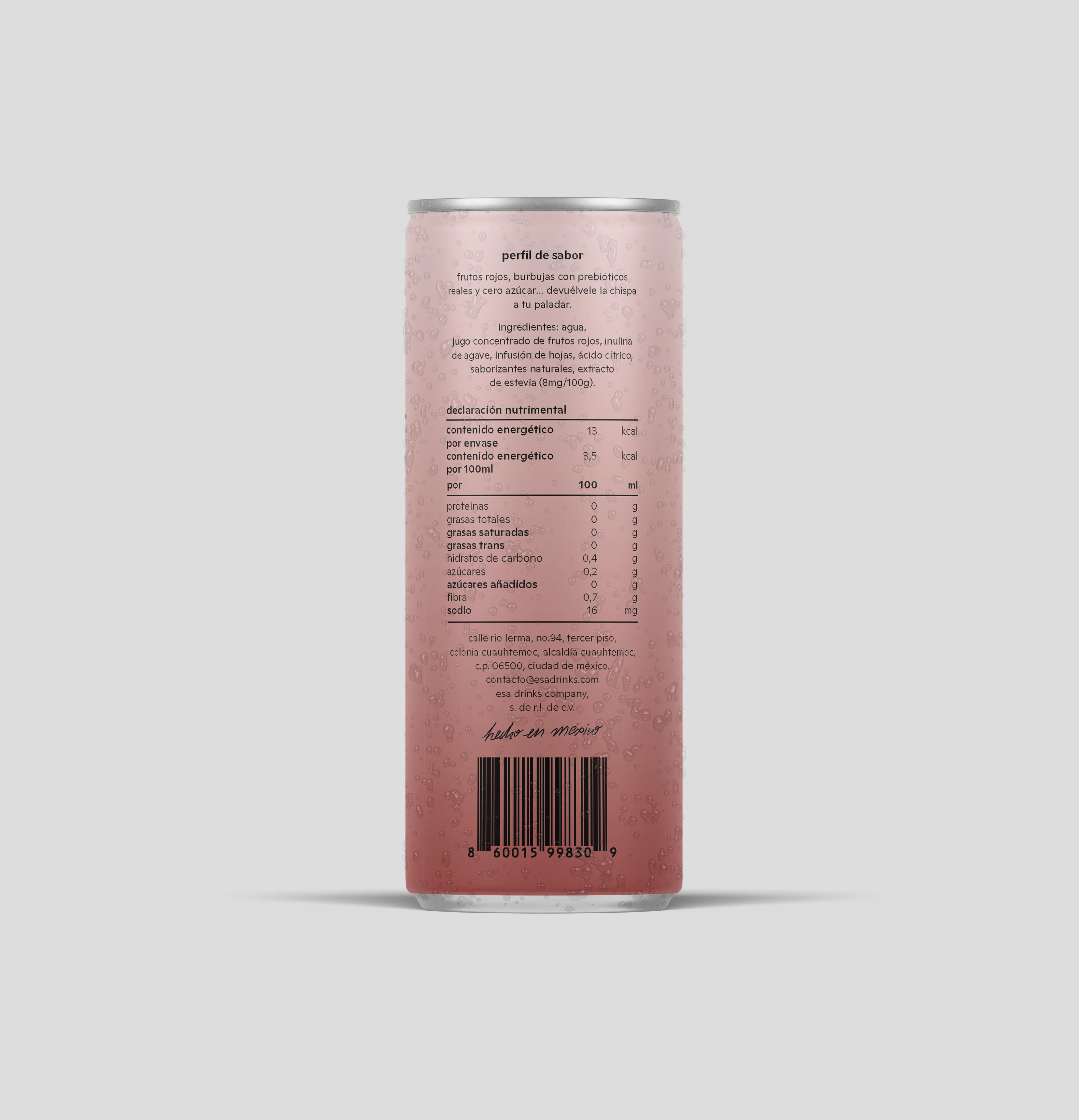 Esa Soda Frutos Rojos